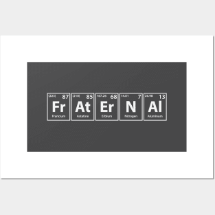 Fraternal (Fr-At-Er-N-Al) Periodic Elements Spelling Posters and Art